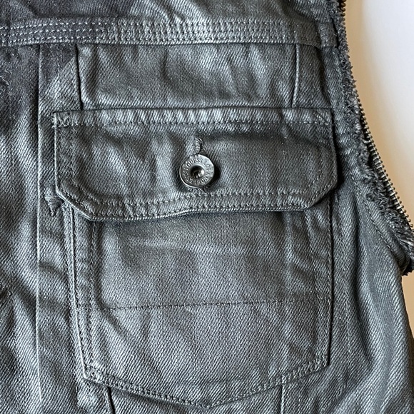 Guess Black Studded Denim Vest 🤘🎸 - Picture 5 of 12